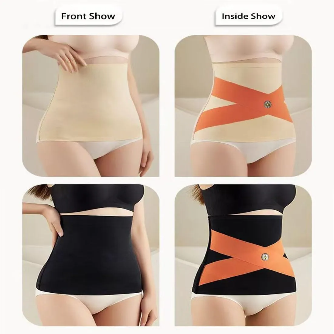 Women's Seamless Tummy Control Belt, Tummy Control Shapewear, Waist Trainer Belt, Adjustable Suitable for Daily Wear