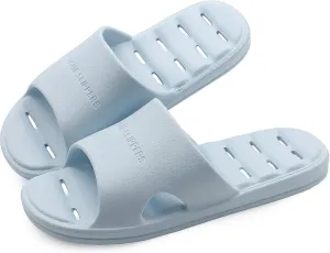 Women's Shower Slipper, Quick Drying Non-Slip Slippers, Bathroom House & Pool Sandals, In-Door Slipper for Gym, Soft Sole, Beige, Size S, M, L, XL