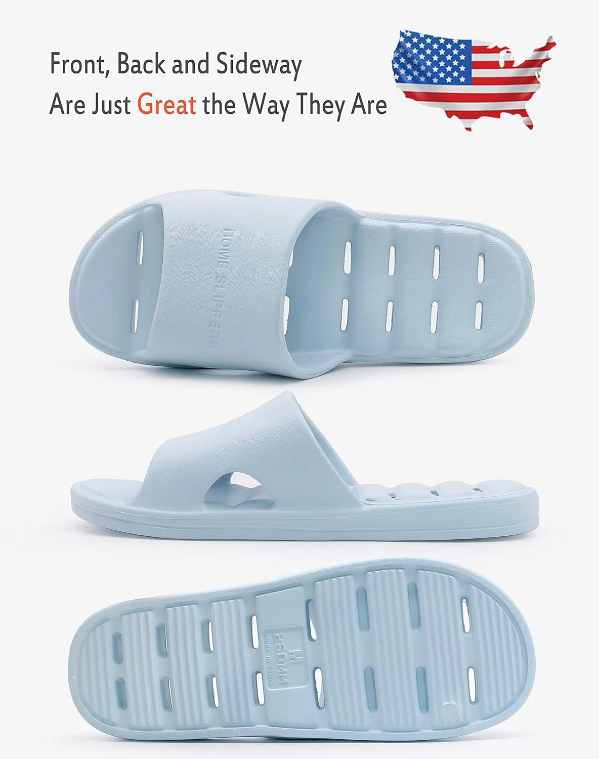 Women's Shower Slipper, Quick Drying Non-Slip Slippers, Bathroom House & Pool Sandals, In-Door Slipper for Gym, Soft Sole, Beige, Size S, M, L, XL