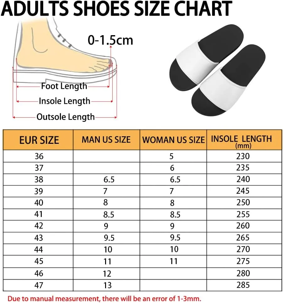 Womens Slide Sandals Flat Sandals Non Slip Slides House Mens Shower Shoes for Summer Beach Open Toe Sandals Shoes