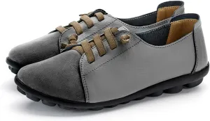 Women's Sneakers Non Slip Shoes Casual Shoes,Lace up Shoes Leather
