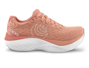 Women's Topo Athletic Atmos Running Shoe in Dusty Rose White