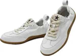 Women’s Traveling Walking Shoes Lightweight Non-Slip Slip-On Breathable Flexible Barefoot Leather Handmade Fashion Sneakers