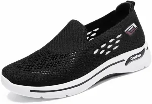 Womens Walking Shoes Comfortable Casual Ladies Athletic Shoes Casual Slip on Shoe Summer Running Sneakers Comfortable Breathable Non Slip Work Sneakers Running Jogging Sneaker