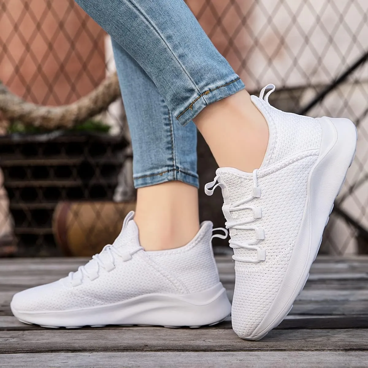 Womens Walking Shoes Sneakers Sports Workout Gym Shoes for Running Tennis Athletic Casual Shoes Jogging Lightweight Breathable Comfortable Fashion
