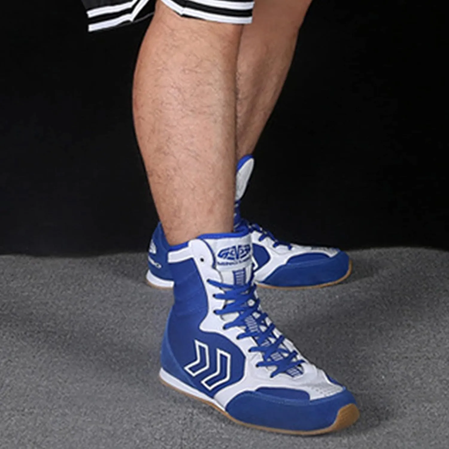 Wrestling Shoes Unisex Boxing Sports Training Breathable Mesh Youth Kickboxing Boot Lightweight Weightlifting Footwear for Adults