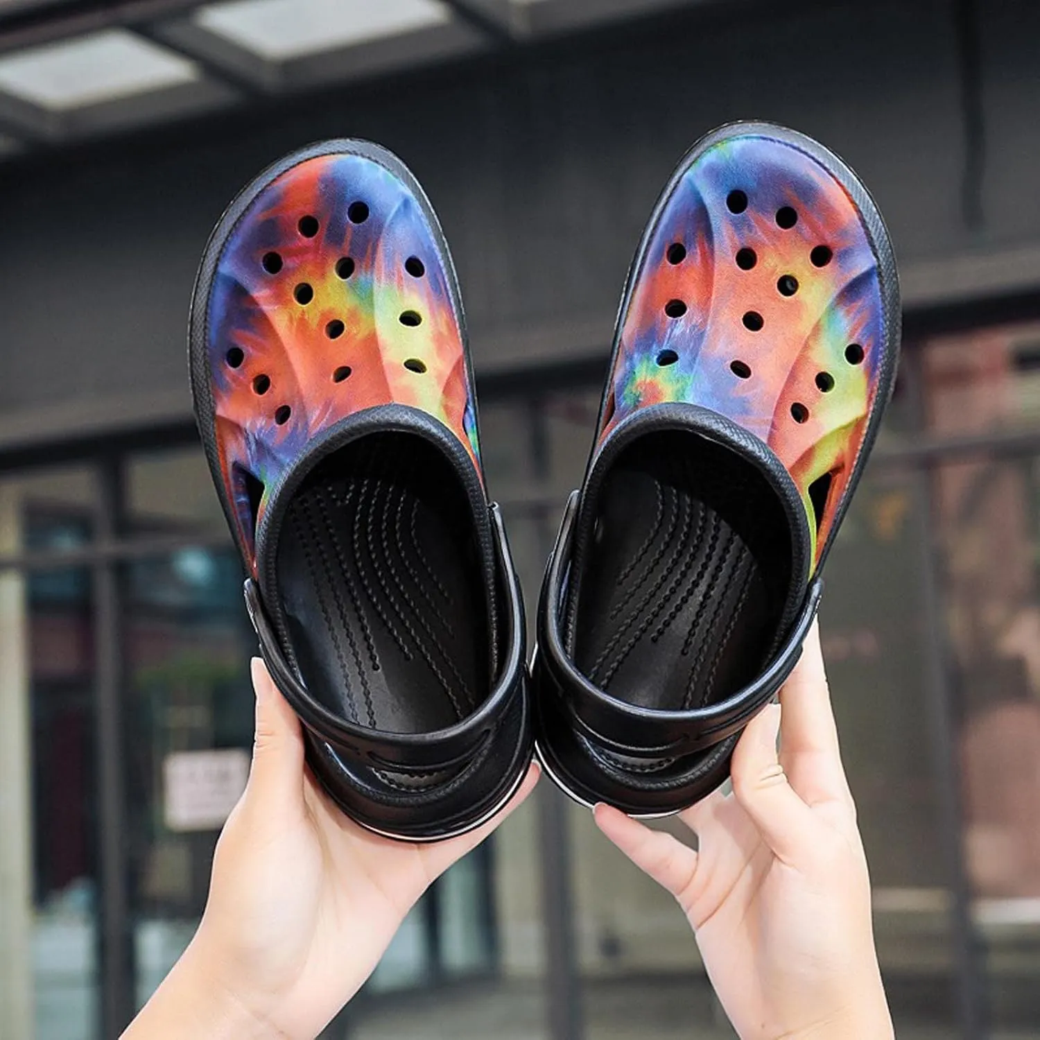 YUKTOPA Womens Clogs Shoes Unisex Summer Garden Clogs Shoes Non-Slip Quick Drying Sandals Casual Slippers