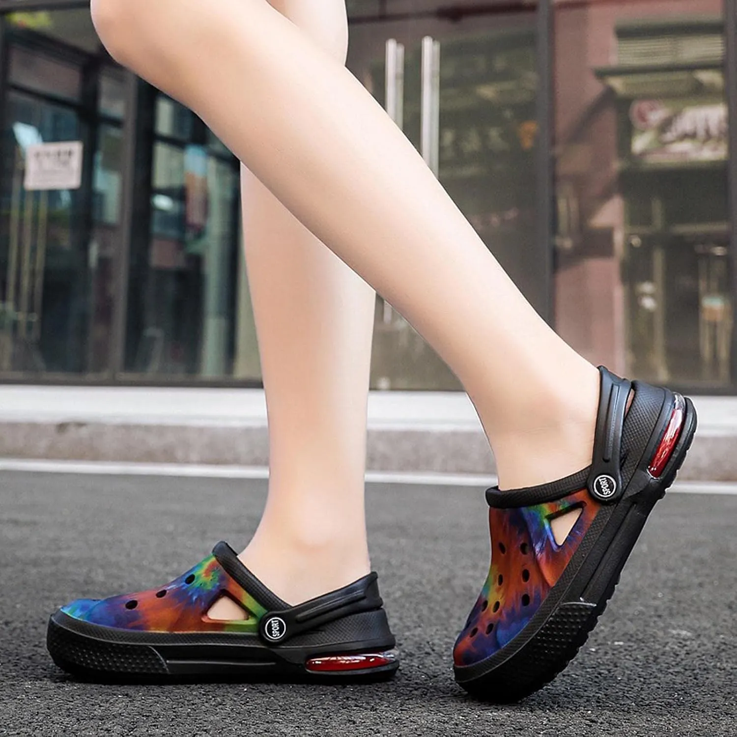 YUKTOPA Womens Clogs Shoes Unisex Summer Garden Clogs Shoes Non-Slip Quick Drying Sandals Casual Slippers