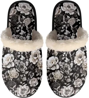 Yzaoxia House Slippers for Women Girls Soft Cozy Bedroom Slippers Fuzzy Warm Winter Anti Slip