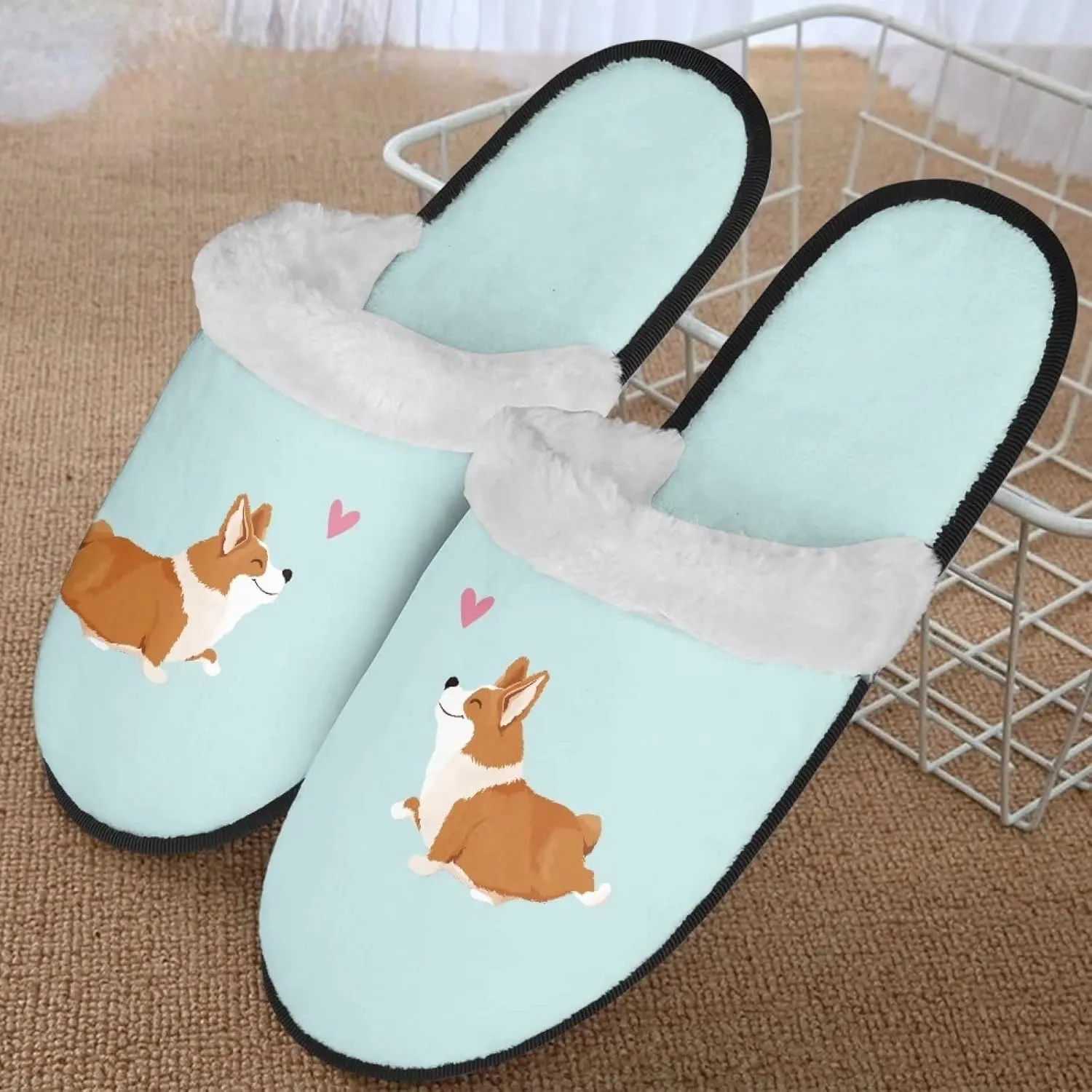 Yzaoxia House Slippers for Women Soft Cozy Winter Slippers Indoor Lightweight Plush Bedroom Slippers