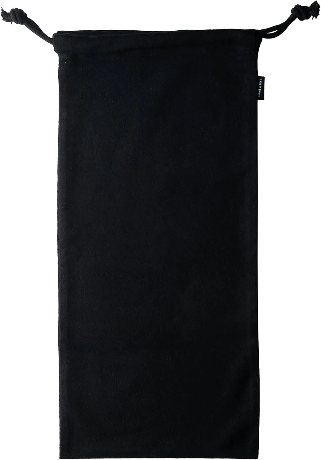 ZENPAC Shoe Dust Bags, Black Duster Flannel Pouch with Drawstring Closure, Washable Breathable Cotton Fabric for Boots, Travel, Luggage, 8x17 4 Pack