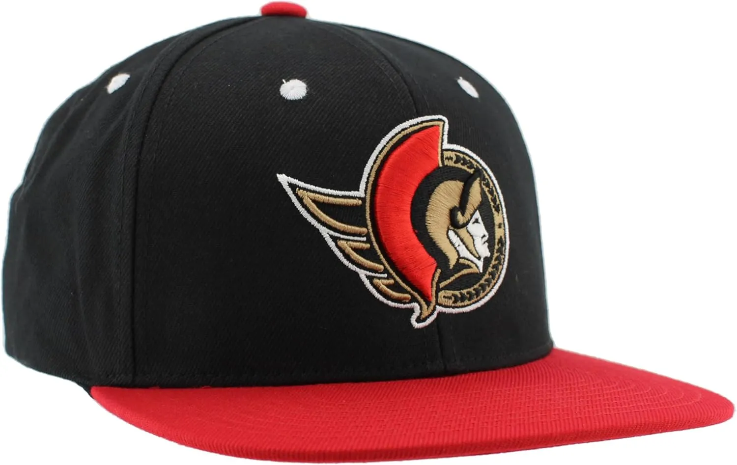 ZHATS NHL Officially Licensed Adjustable Snapback Hat Flat Bill Z11 Icon Two Color