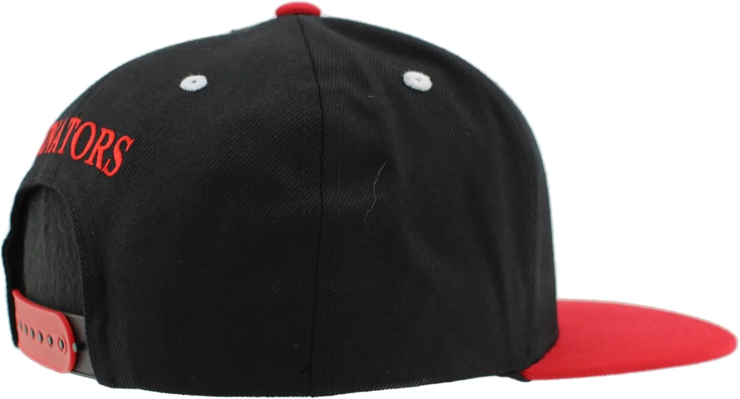 ZHATS NHL Officially Licensed Adjustable Snapback Hat Flat Bill Z11 Icon Two Color