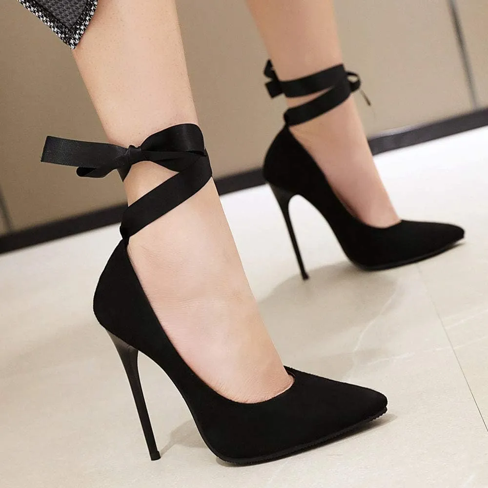 ZSQBQ Women Court High Heels Comfort Fashion Formal Prom Party Dress Pointed Toe Stiletto Pumps
