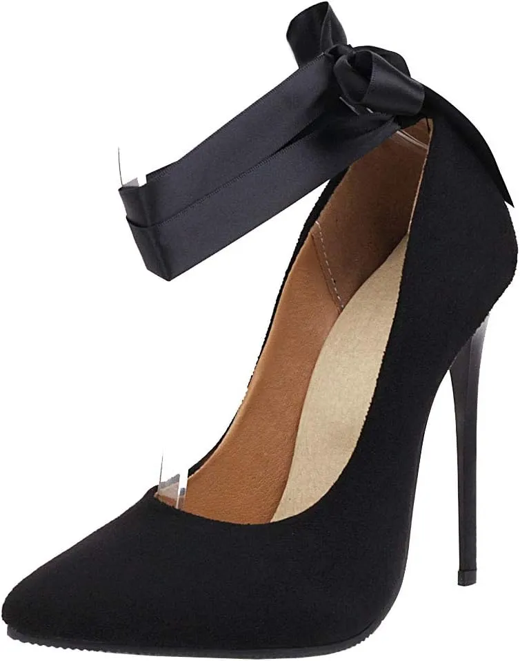 ZSQBQ Women Court High Heels Comfort Fashion Formal Prom Party Dress Pointed Toe Stiletto Pumps