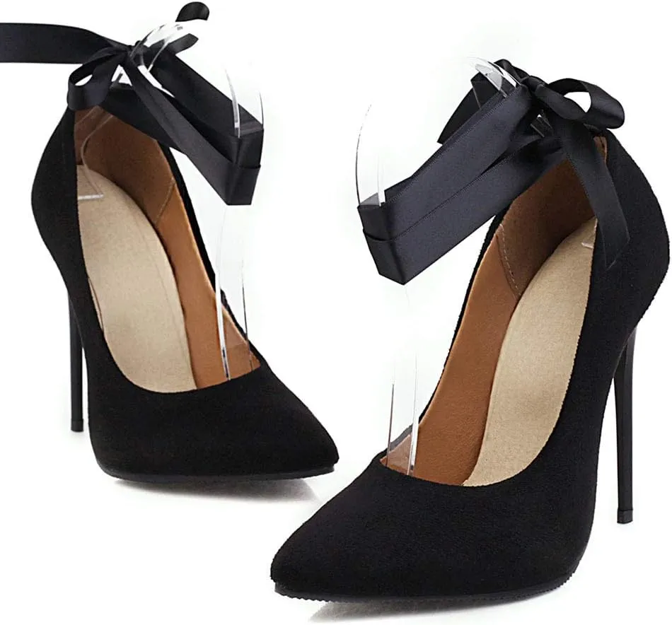 ZSQBQ Women Court High Heels Comfort Fashion Formal Prom Party Dress Pointed Toe Stiletto Pumps