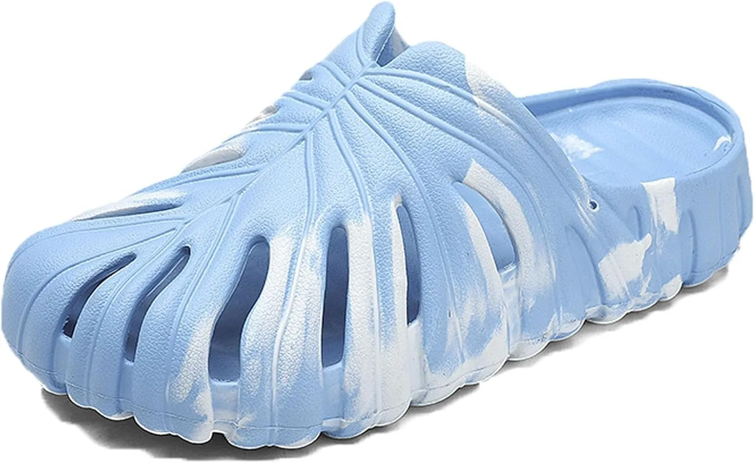 Zureto Monstera Slippers Adults, Monstera Pillow Slippers Bathroom Sandals Soft Shower Cloud Slides
