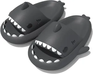 Zureto Shark Slides Unisex - Cute Rainbow Cloudy Sharks for Women Mens Adult