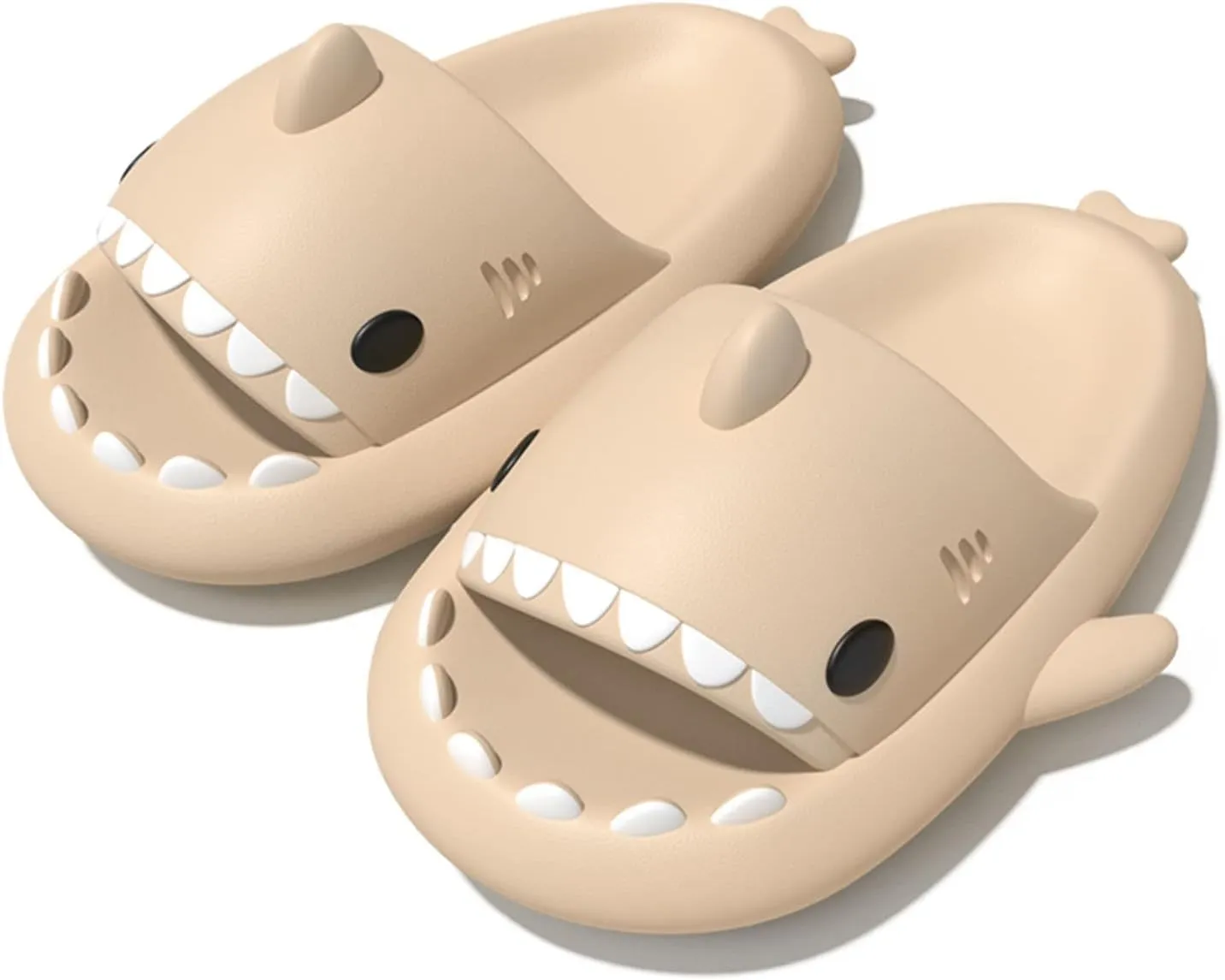 Zureto Shark Slides Unisex - Cute Rainbow Cloudy Sharks for Women Mens Adult